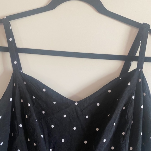 Old Navy Polka Dots Black White Dress - Picture 2 of 7